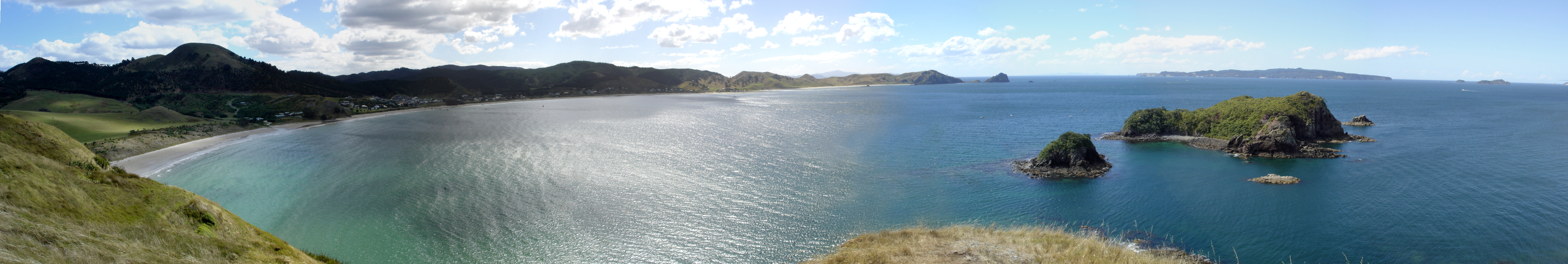 Les îles de Nouvelle-Zélande : nature sauvage et kiwis rares 25 Coastal panorama of the Coromandel Peninsula, Nouvelle-Zélande