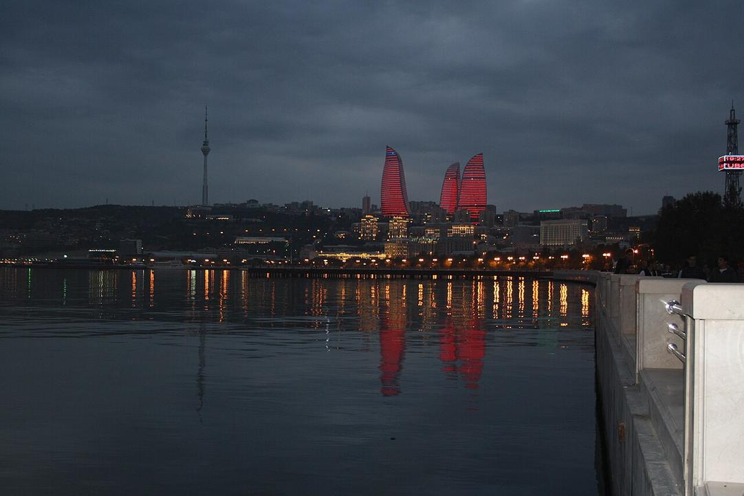 16 Things to do in Baku: Old City and Flame Towers 4 The salty breeze mixes with the scent of grilled kebabs along Baku Boulevard near the Carpet Museum.