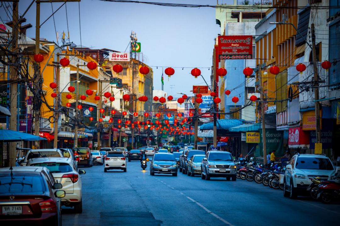 At the bustling Korat Night Market, the aroma of grilled meats fills the air.
